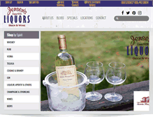 Tablet Screenshot of jensensliquors.com